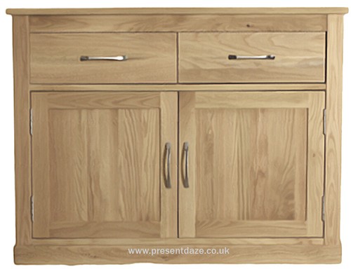 Monaco solid oak bookcase - solid,
