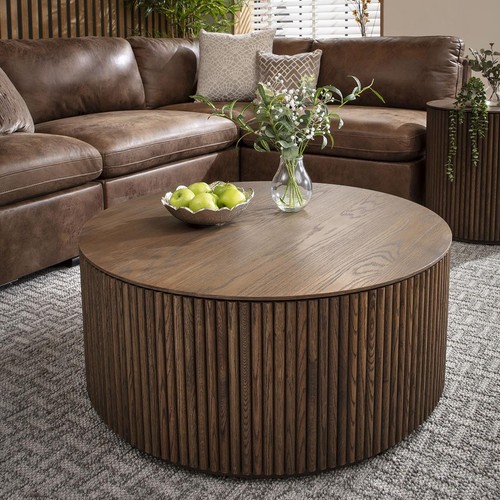 Modern living room - room, round