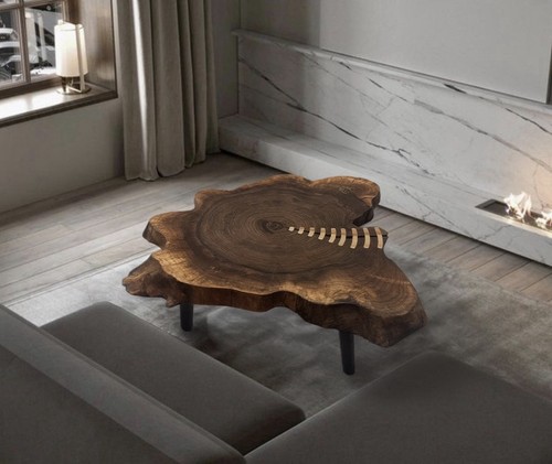 Oak coffee table - coffee, |