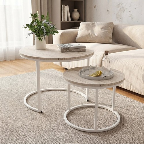 Elegant nesting coffee table - coffee,