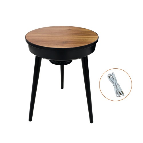 Smart round side table with - side,