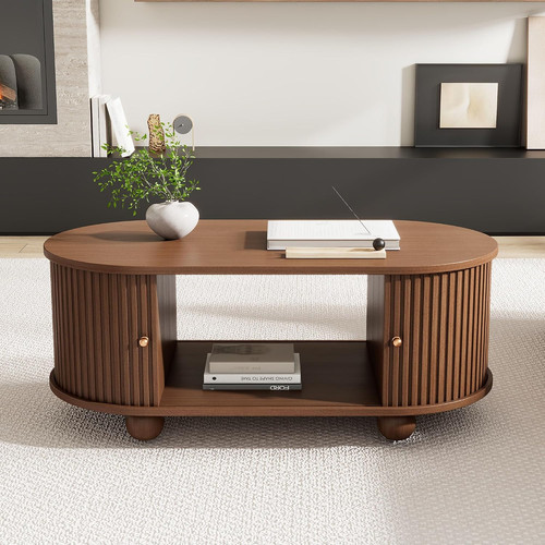 Oval coffee table sale oak - !sale!,