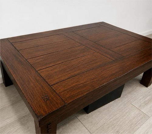 Rectangular dark oak - dark, coffee